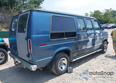 1989 Ford Econoline E150 Van из США, поврежденный, VIN 1FDEE14N4KHB57467